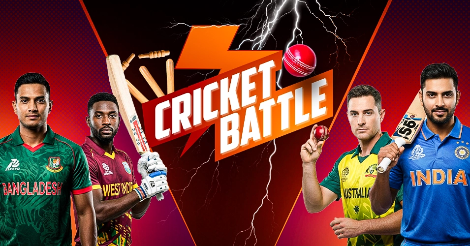 Cricket Battle Banner